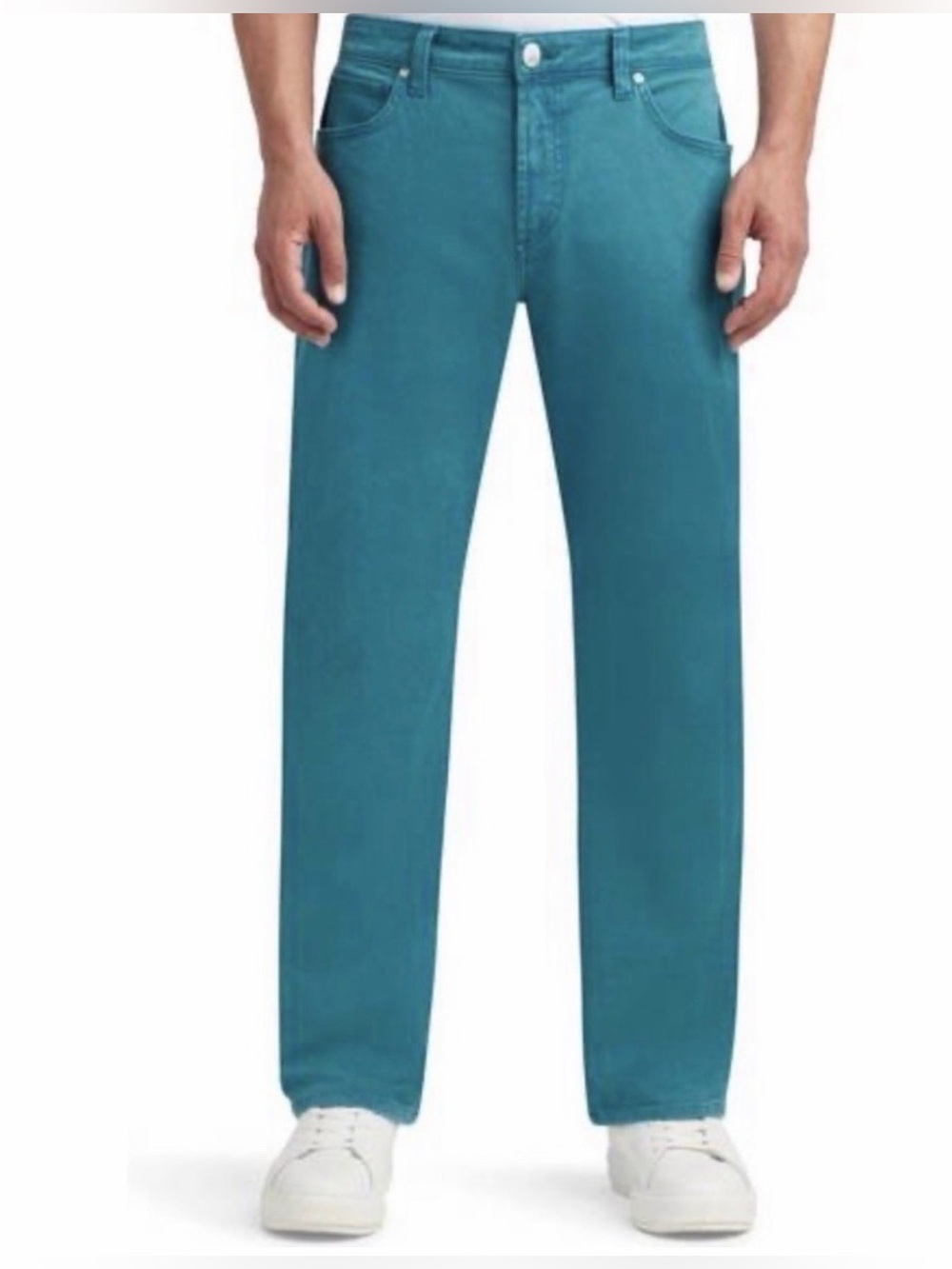 Monfrere Jayden Straight Leg Jeans in Sarcelle NWT Size 28